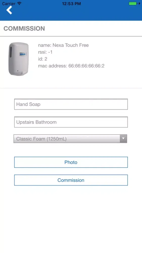 Connected Device Utility Screenshots