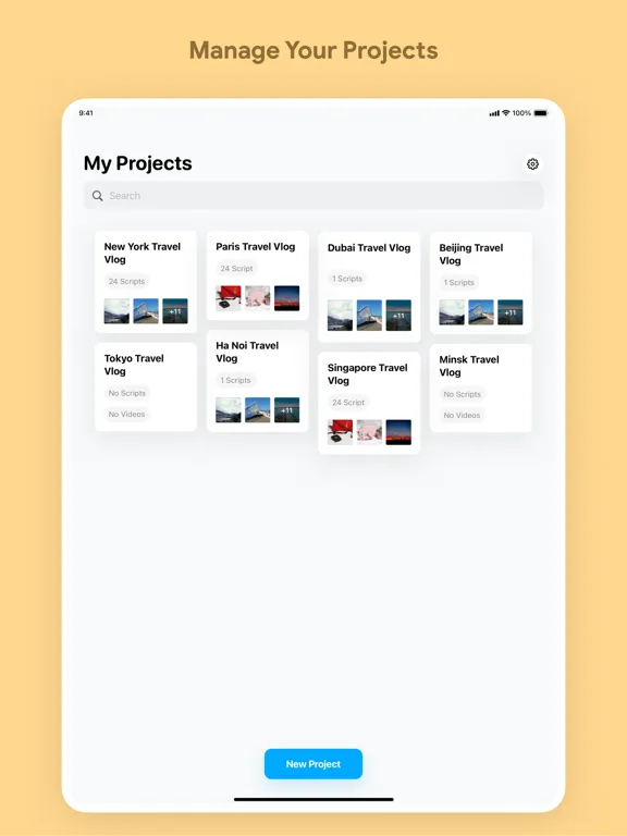 Teleprompter & Video Creator iPad  스크린샷