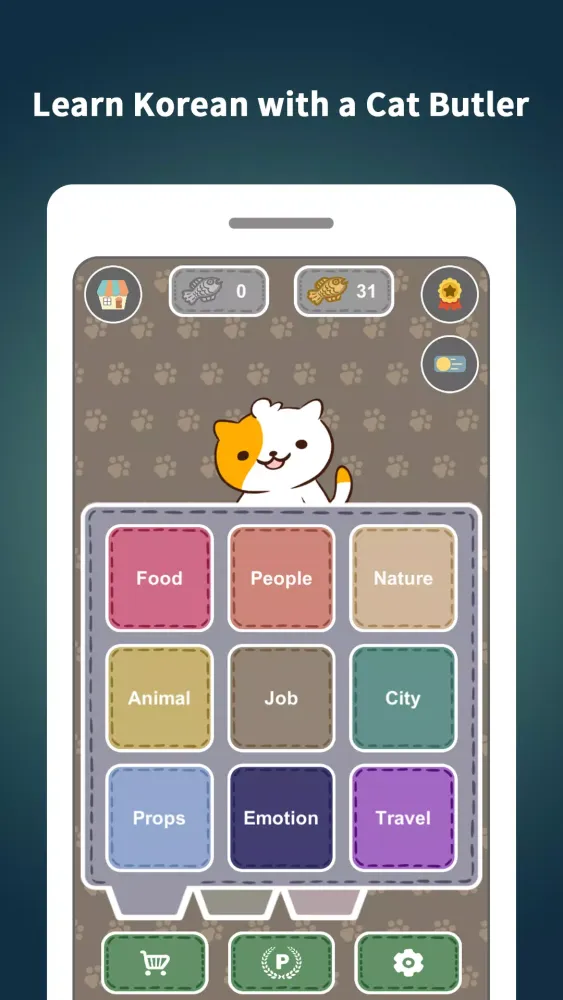 Quiz Cat : Learn Korean Screenshots