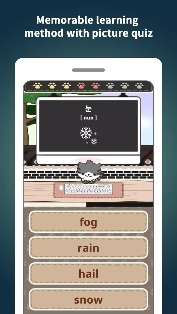 Quiz Cat : Learn Korean Screenshots