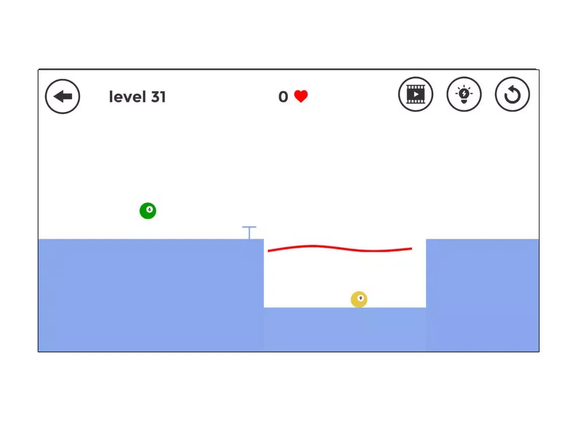 Tangkapan layar Two Balls : Brain Draw Physics iPad 