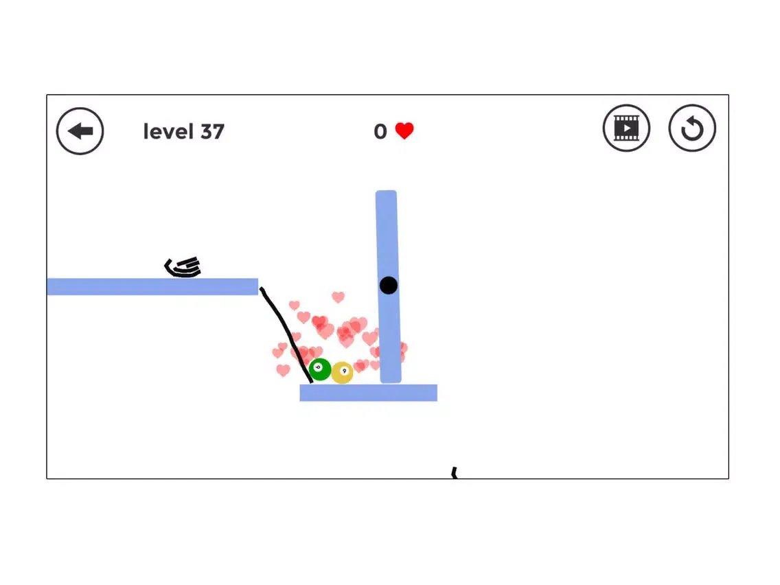 Tangkapan layar Two Balls : Brain Draw Physics iPad 
