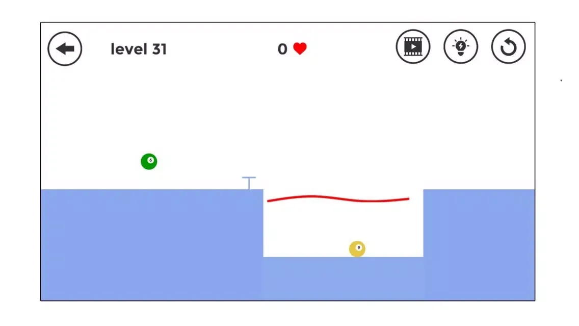 Tangkapan layar Two Balls : Brain Draw Physics