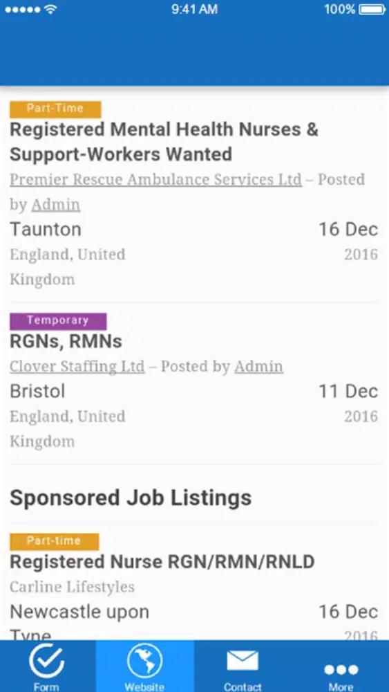 Healthcare Job Form UK應用截圖