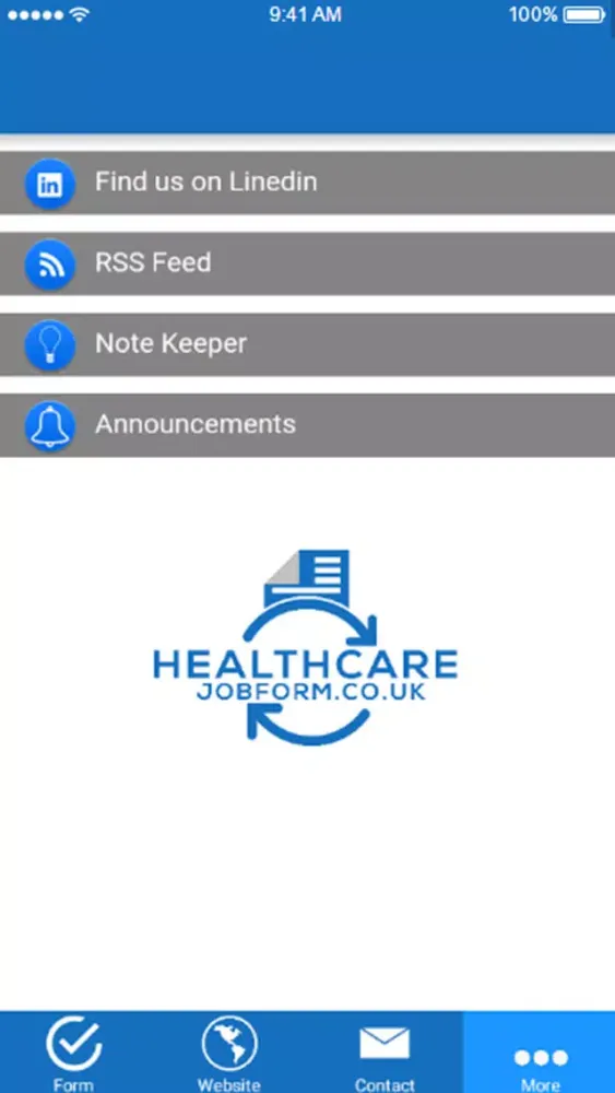 Healthcare Job Form UK應用截圖