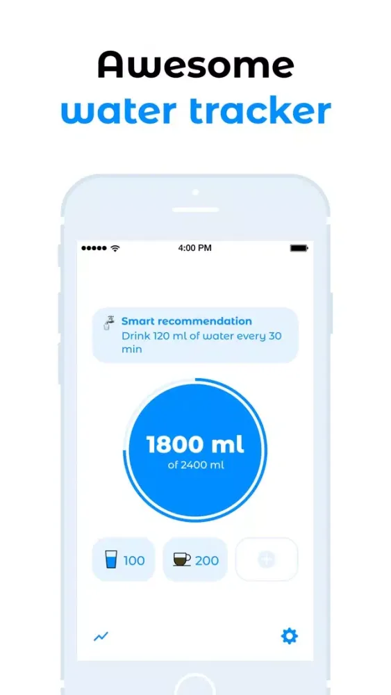 Drop - water tracker reminder スクリーンショット
