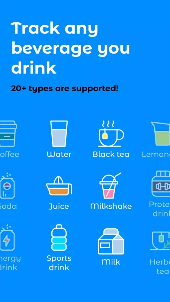 Drop - water tracker reminder スクリーンショット