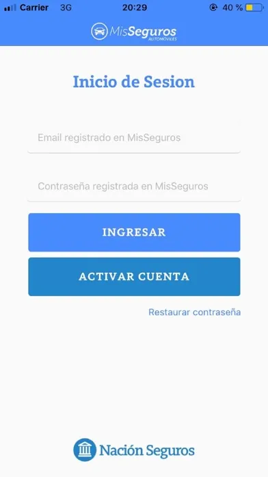 Tangkapan layar Nación Seguros