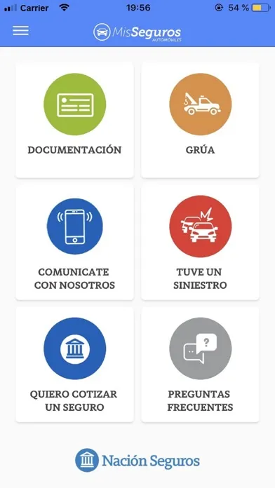 Tangkapan layar Nación Seguros
