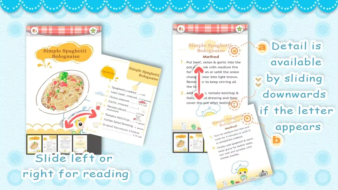 Kids Recipes - JOE-Learning Screenshots