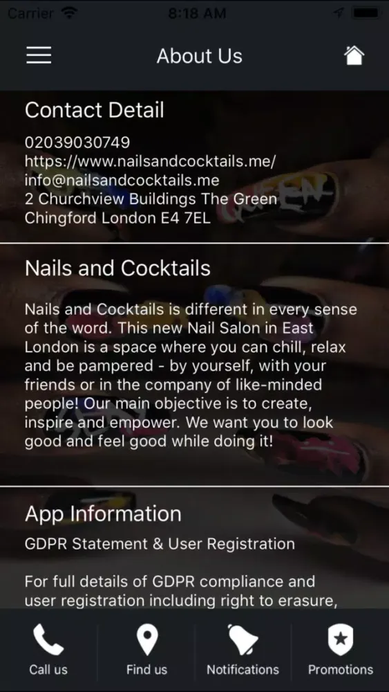 Nails & Cocktails LDN سکرین شاٹس