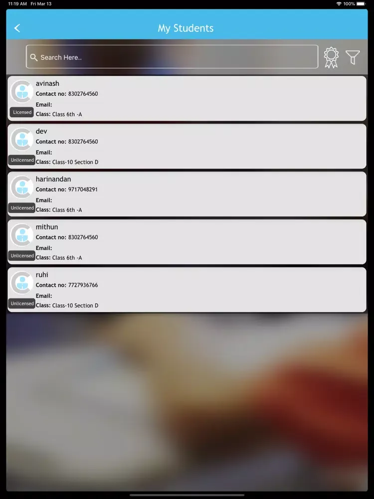 Saint Thomas Residntial School iPad  Screenshots