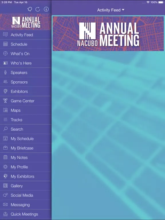 NACUBO Annual Meeting 2019 iPad  Screenshots