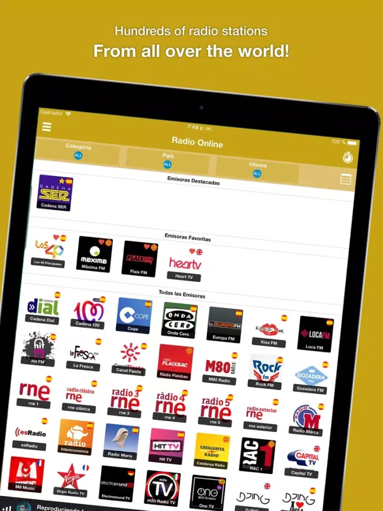صور Spain Radio: FM Radios iPad 