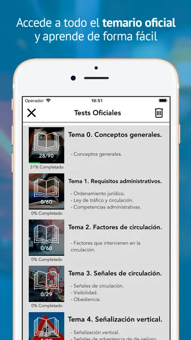 Screenshot di Autoescuela Online