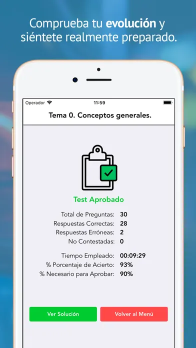 Screenshot di Autoescuela Online