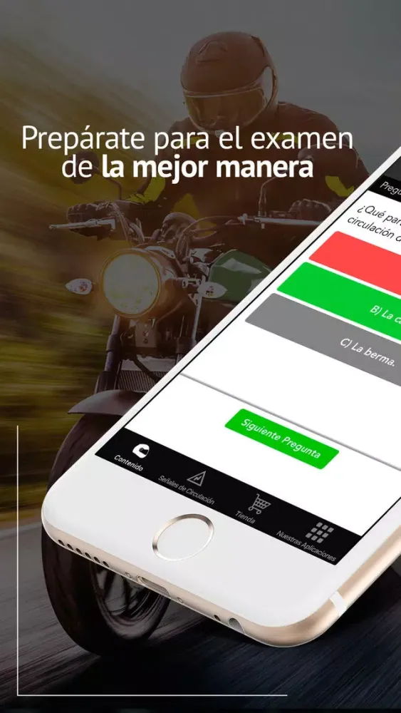 Ảnh chụp màn hình của Licencia de Motos - Premium