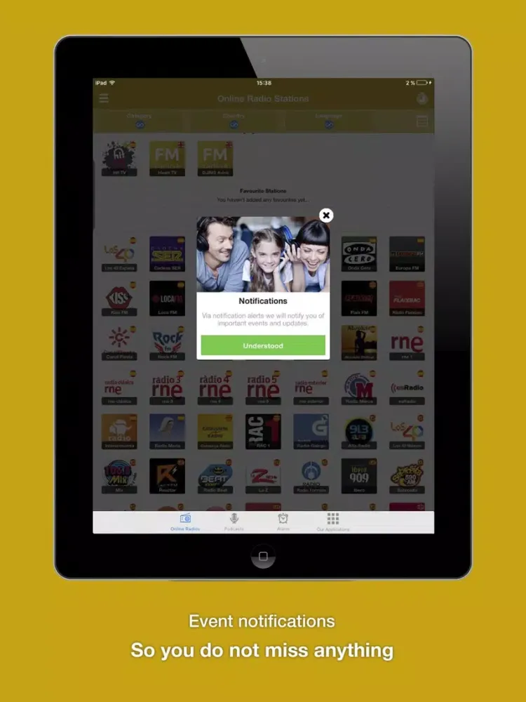 Radio Despertador Premium iPad  سکرین شاٹس