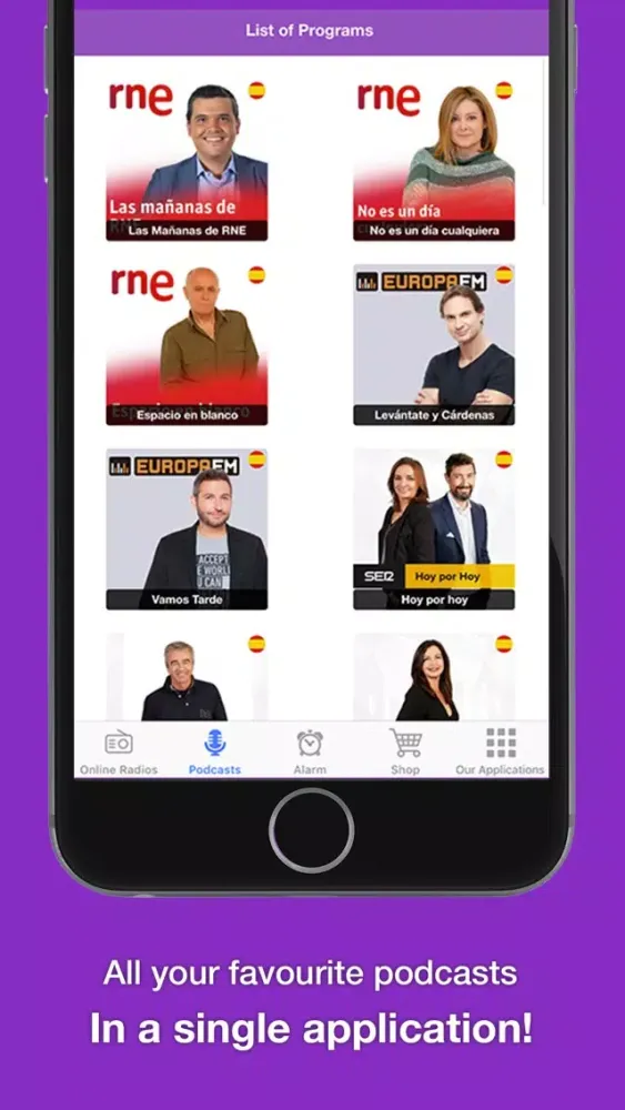 Capturas de tela do Spanish Podcasts