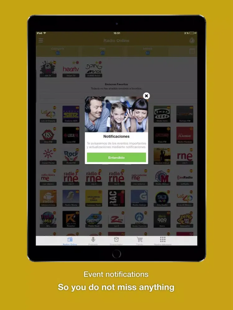 Скриншоты My Premium Radio iPad 