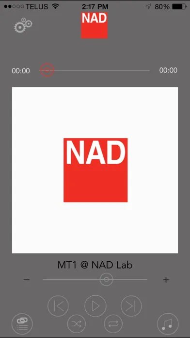 ภาพหน้าจอของ NAD Media Tuner