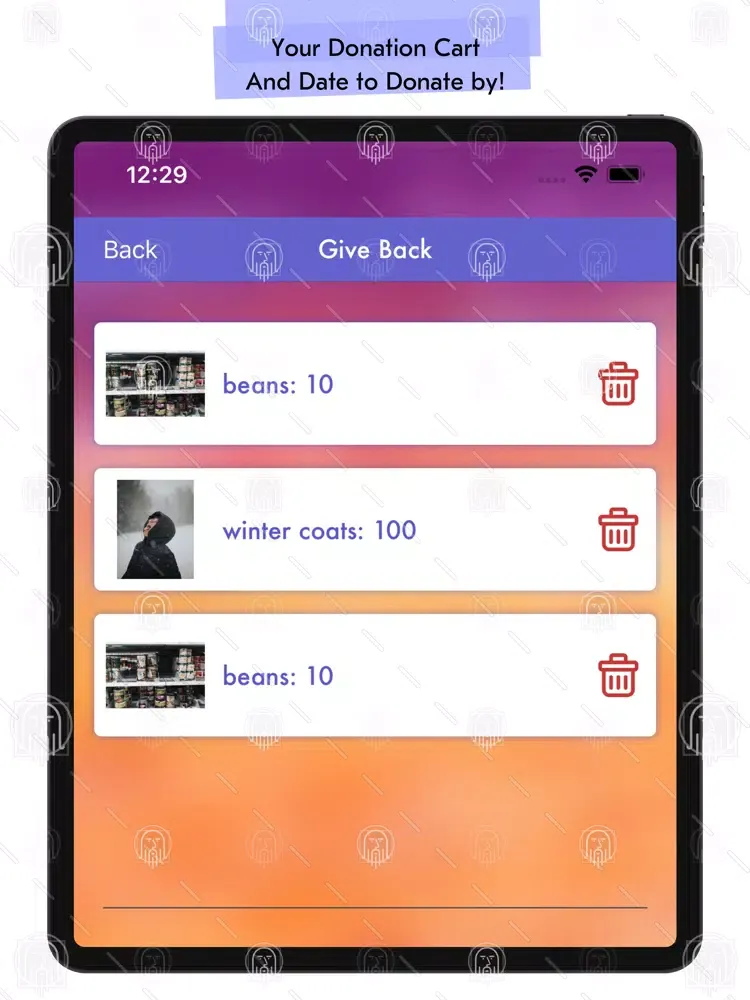 Give Back iPad 應用截圖