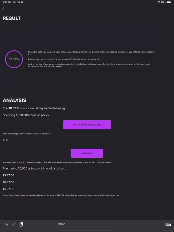 تصاویر FUT Odds iPad 