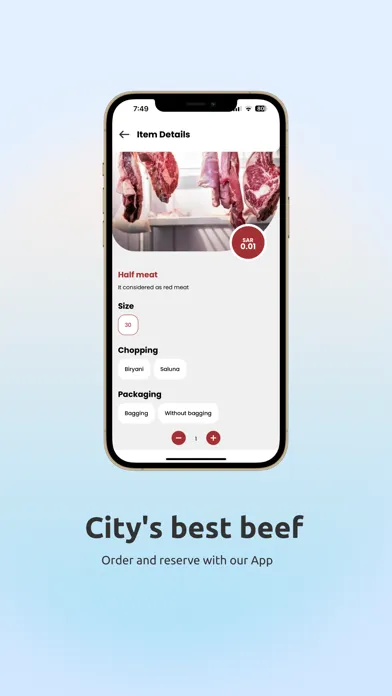 Naif Meat App Screenshots