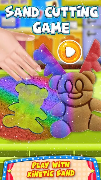 Capturas de pantalla de Satisfying Sand Slime Cutting