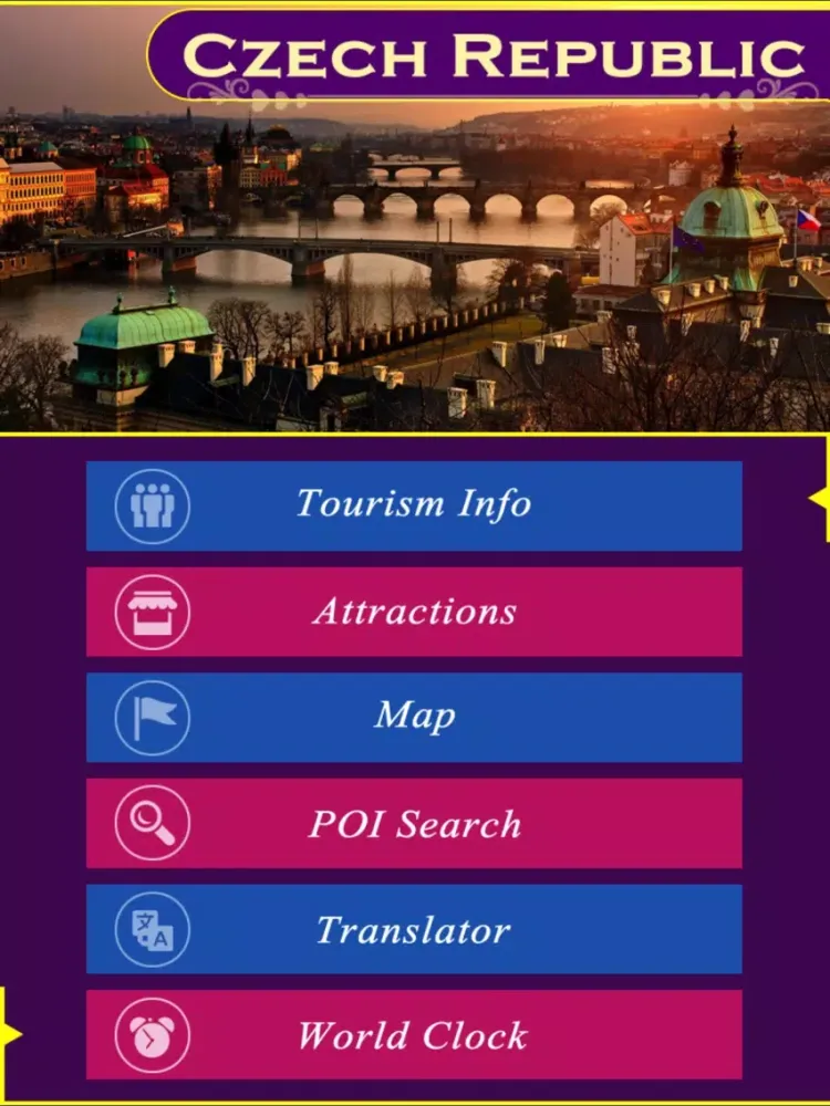 Czech Republic Tourism Guide iPad  스크린샷