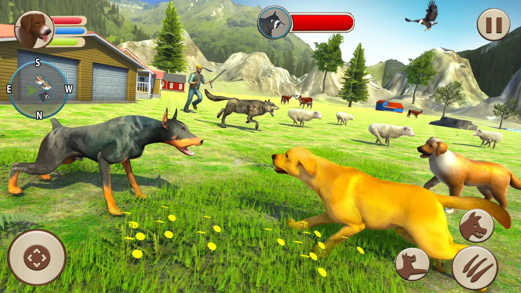 Dog Family Sim Animal Games Screenshots