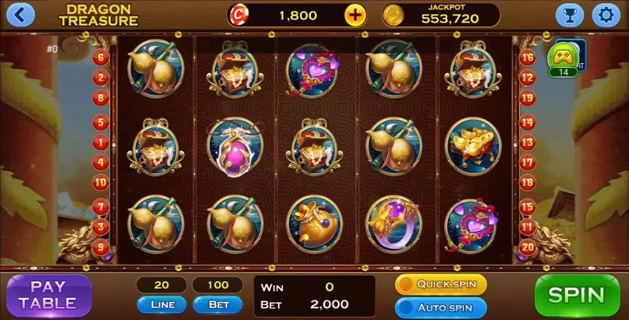 Capturas de tela do Naga Lucky 777