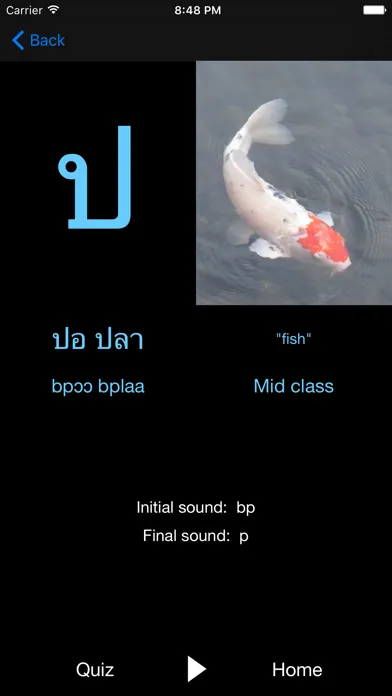 Read Thai Alphabet स्क्रीनशॉट
