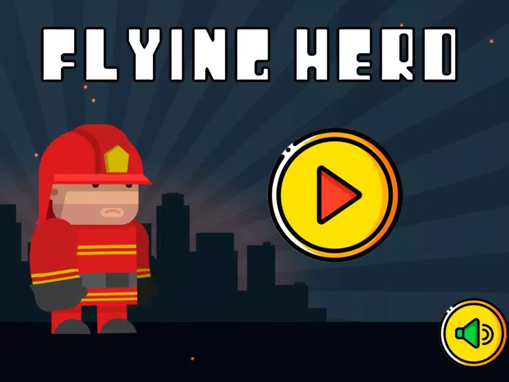 Capturas de pantalla de Flying Hero: City on fire iPad 