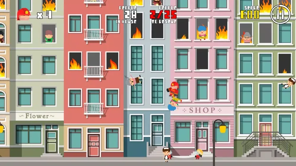 Capturas de pantalla de Flying Hero: City on fire