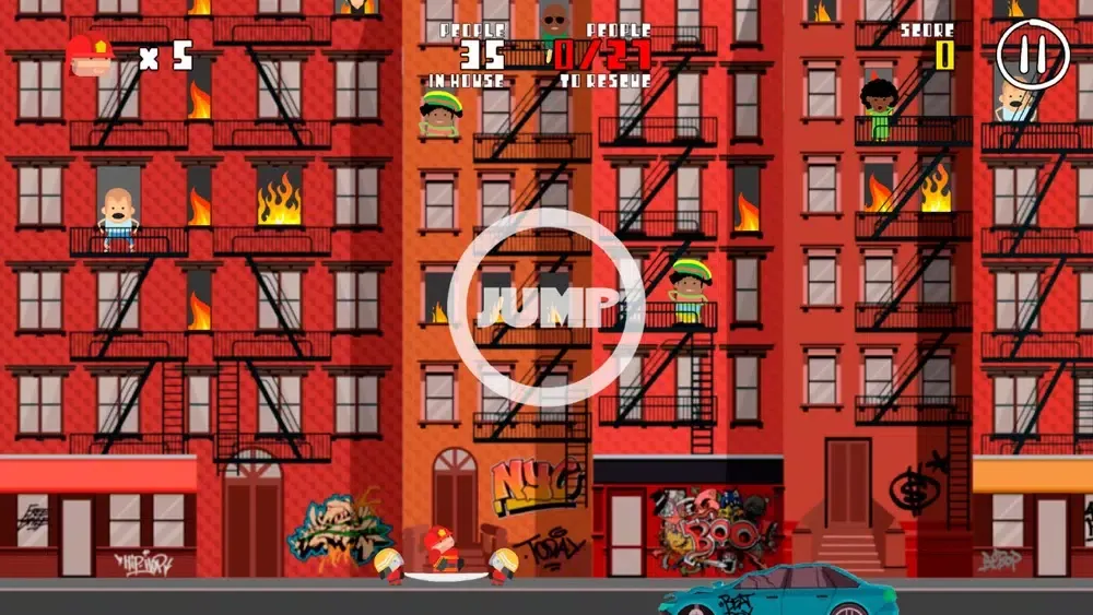 Capturas de pantalla de Flying Hero: City on fire