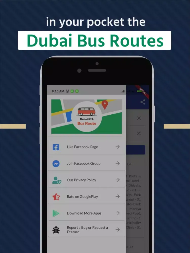 تصاویر Dubai RTA Bus Route [Offline]