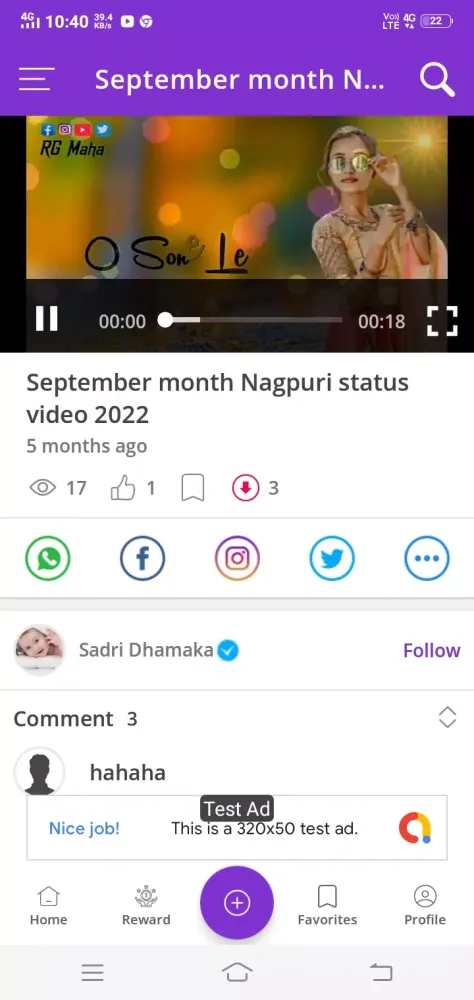 Capturas de pantalla de Nagpuri & Cg Status Video 2024