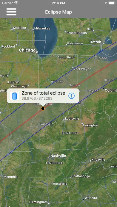 Capturas de tela do Eclipse Run