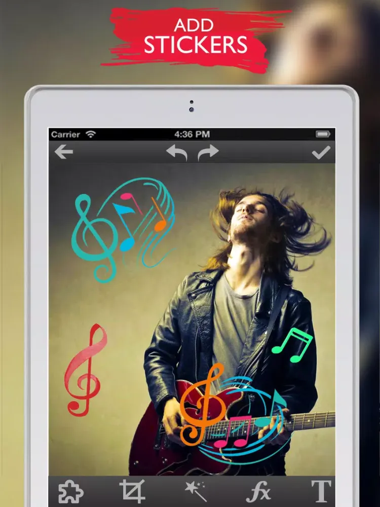 ภาพหน้าจอของ Picture Editing Effects - Photo Face Editor Camera iPad 