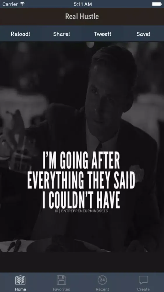 The Real Hustle - 10,000 Quotes应用截图