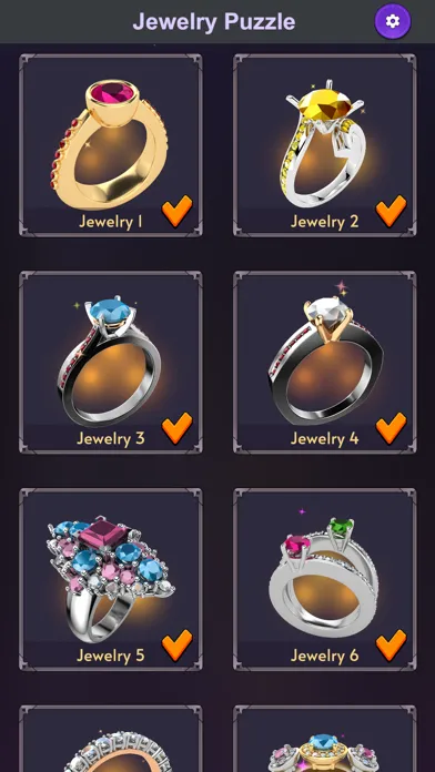 Capturas de pantalla de Jewels World 3D - Art Puzzle