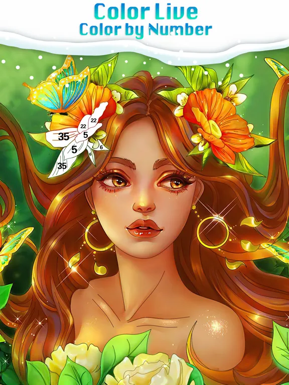 Color Live - Color by Number iPad  Screenshots
