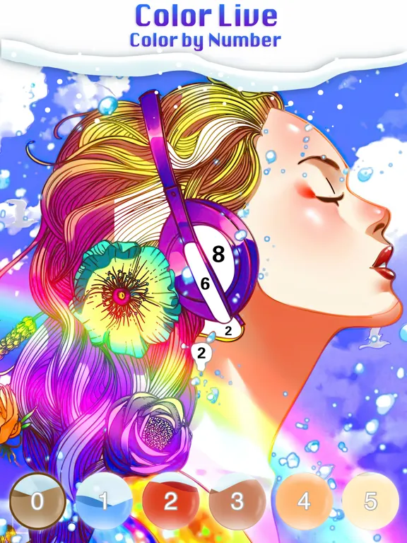 Color Live - Color by Number iPad  Screenshots