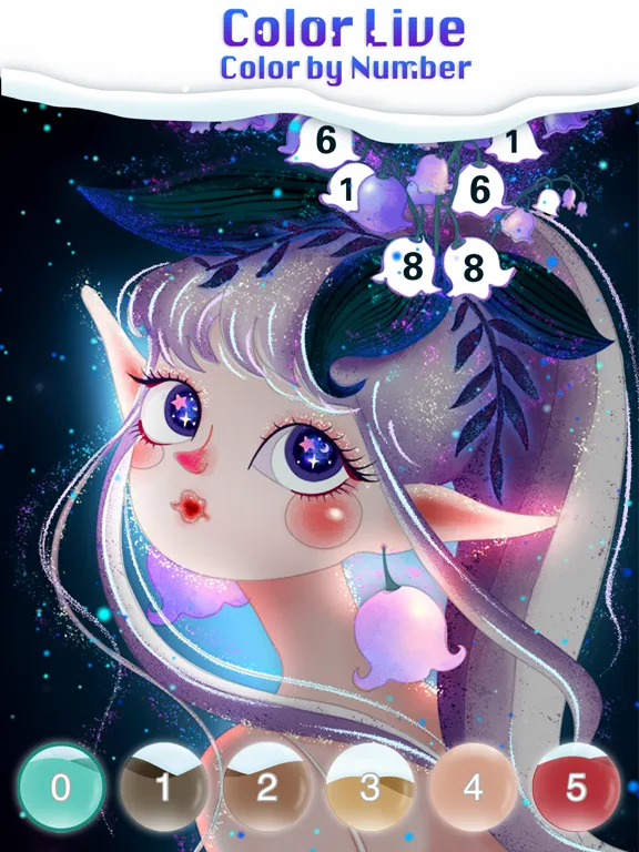 Color Live - Color by Number iPad  Screenshots