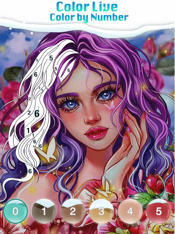 Color Live - Color by Number iPad  Screenshots