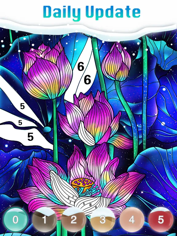 Color Live - Color by Number iPad  Screenshots
