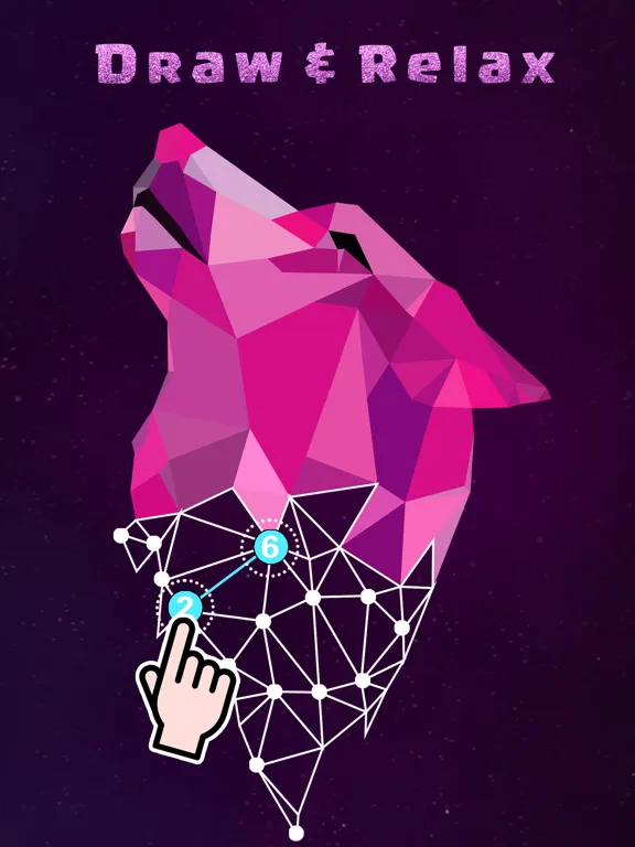 تصاویر Poly Art: Drawing & Relaxing iPad 