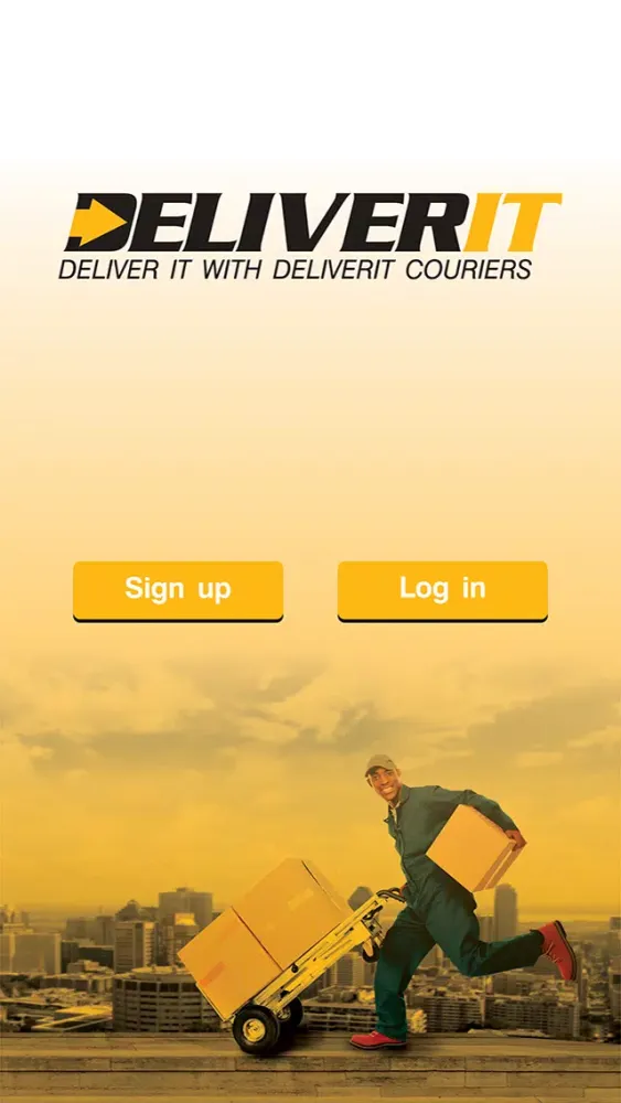 Captures d'écran de DeliverIT User