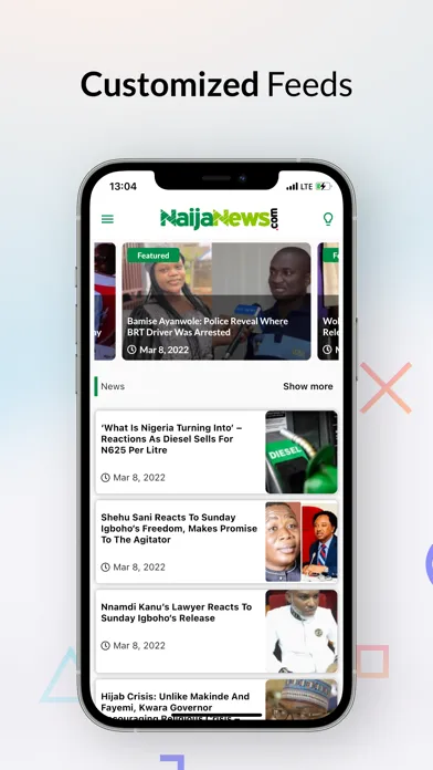 Capturas de tela do Naija News: Nigeria News Today